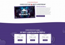 Stwitchr - Twitch and Streamer Website CMS Screenshot 4