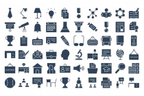 950 Schooling And Education Vector Icons Pack Screenshot 2