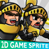 Glorious Spartan 2D Game Character Sprite