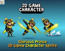 Glorious Spartan 2D Game Character Sprite Screenshot 1