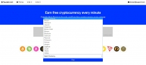 Cryptocurrency Faucet List PHP Script Screenshot 2
