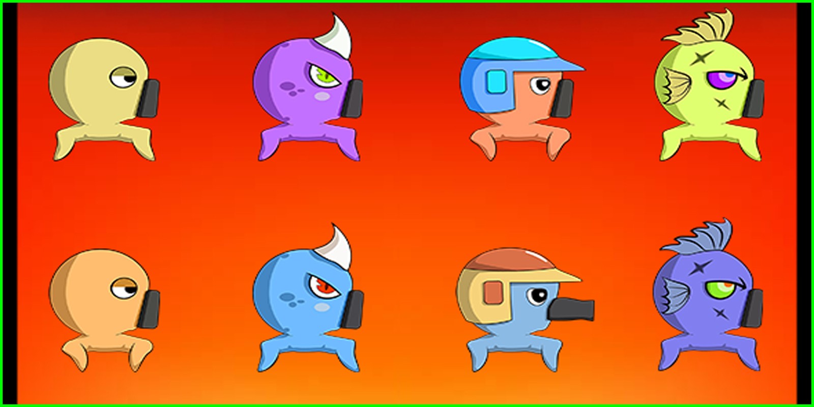 Enmy Game Asset 2D Game - 8 Octopus Enmy Monster