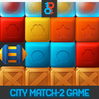 City Match 2 Unity Game Template