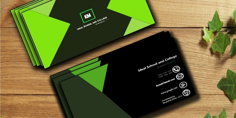 GreenBlack Business Card