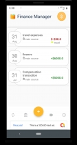 Finance Manager - Android Source Code Screenshot 4