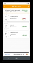 Finance Manager - Android Source Code Screenshot 5