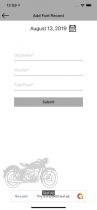 Fuel Log - iOS Source Code Screenshot 3