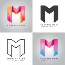 Modern And Colorful M Logo Design - Vector Screenshot 4