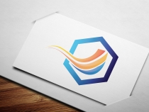 Futuristic Colorful Corporate Company logo Screenshot 2