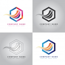 Futuristic Colorful Corporate Company logo Screenshot 4