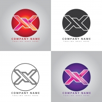 X company Logo Sesign Inspiration Vector Screenshot 4