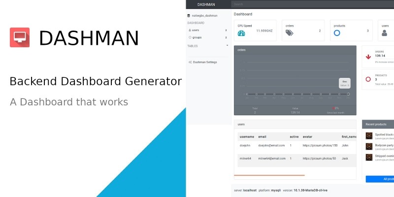 Dashman - Functional Dashboard Generator Script