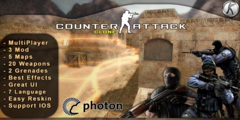 Counter-Strike Clone Multiplayer - Unity 