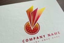 Golf Ball Logo Design Vector Screenshot 1