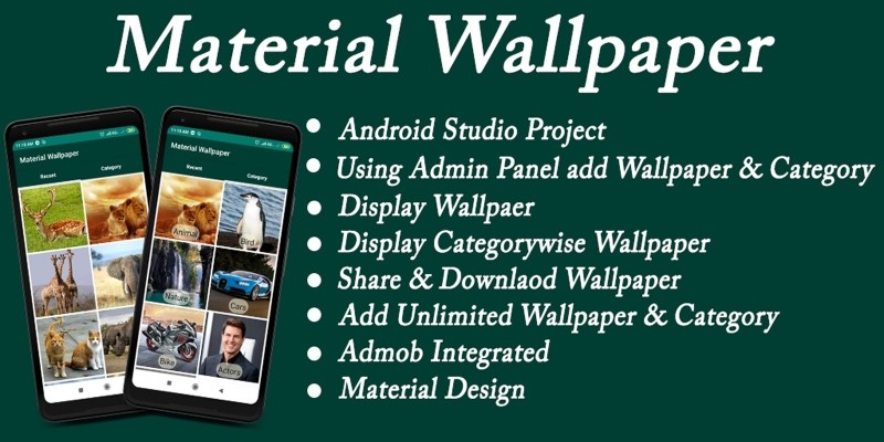 Material Wallpaper - Android Source Code