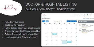 Medixa - Doctor Hospital Listing With Booking PHP 