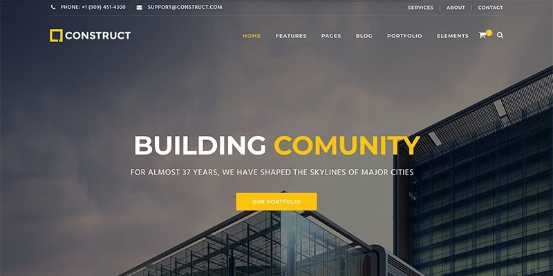 Construct - Construction Business HTML Template