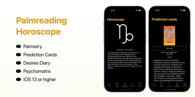 Horoscope And Palmreading - iOS Source Code