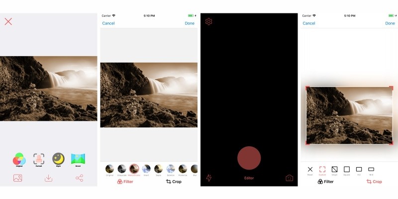 Camereditor - iOS Photo App Source Code