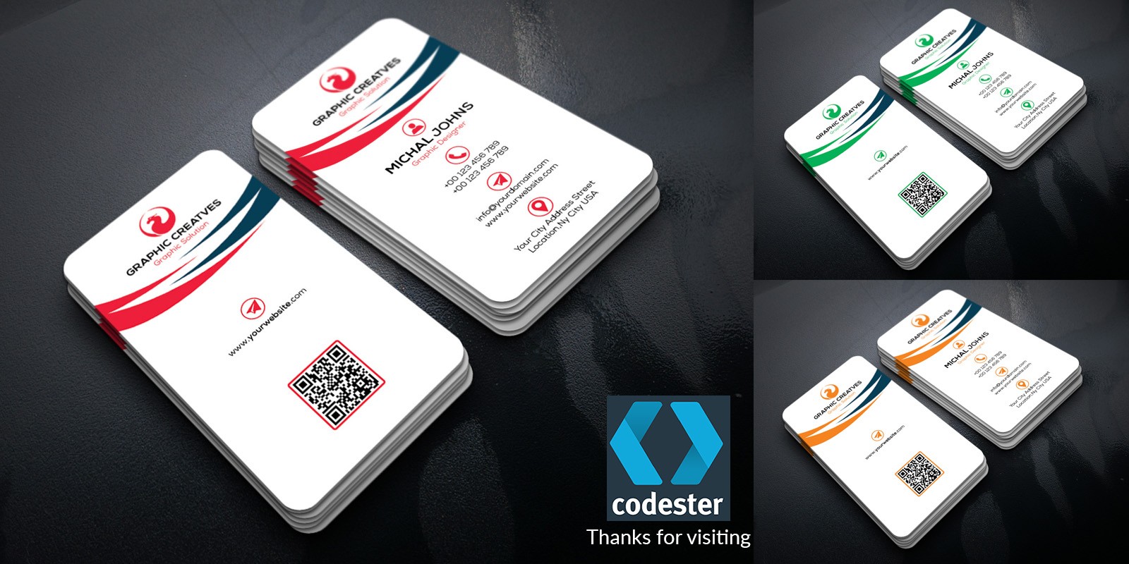 White Business Card