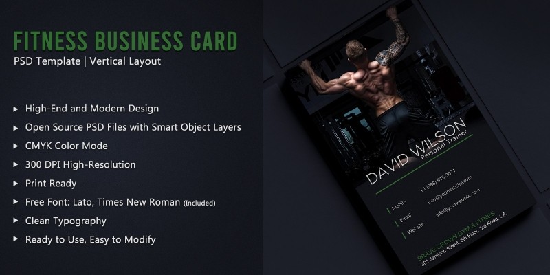 Fitness Business Card