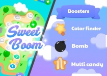Sweet Boom - Match 3 Unity Template Screenshot 11
