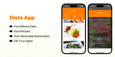Free diets - iOS Source Code