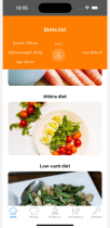 Free diets - iOS Source Code Screenshot 1