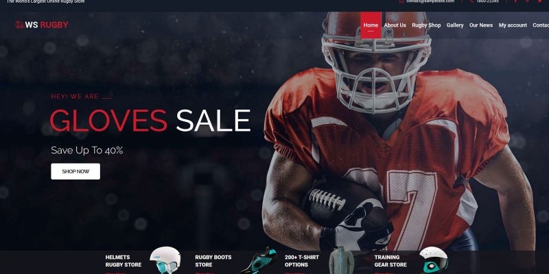 WS Rugby Woocommerce WordPress Football Theme