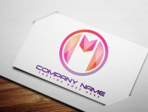 Futuristic modern And colorful M-Logo Screenshot 1