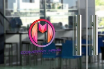 Futuristic modern And colorful M-Logo Screenshot 3