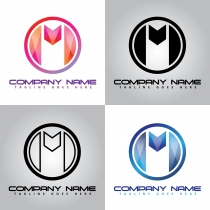 Futuristic modern And colorful M-Logo Screenshot 4