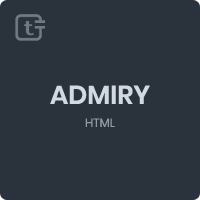 Admiry - Bootstrap 4 Admin Dashboard