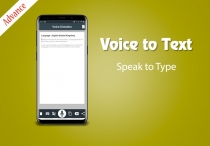 Voice To Text Dictation Android Source Code Screenshot 1