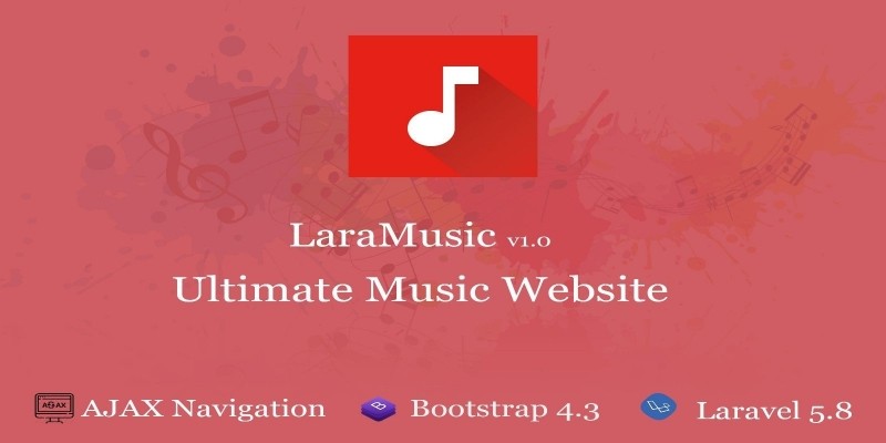 LaraMusic - Music Website Script