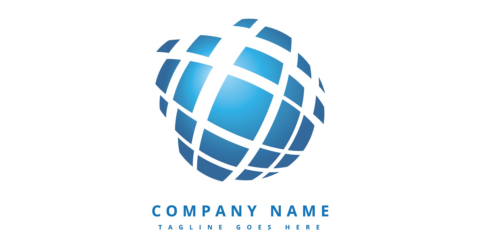 Colorful Faded Ball Logo