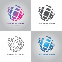 Colorful Faded Ball Logo Screenshot 4