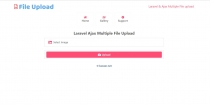 Laravel Ajax Multiple File Upload Download Delete Screenshot 1
