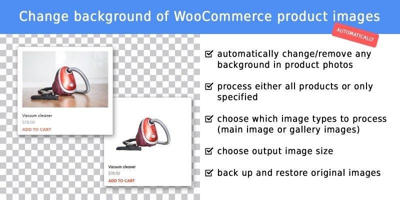 WooCommerce Remove Background Product Images