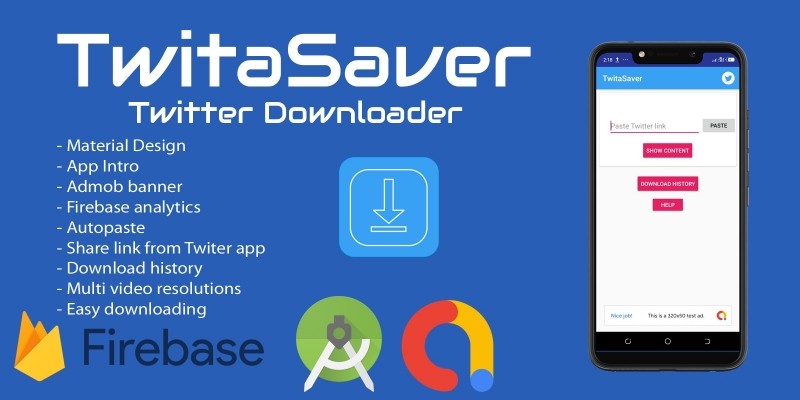 TwitaSaver - Twitter Downloader Android