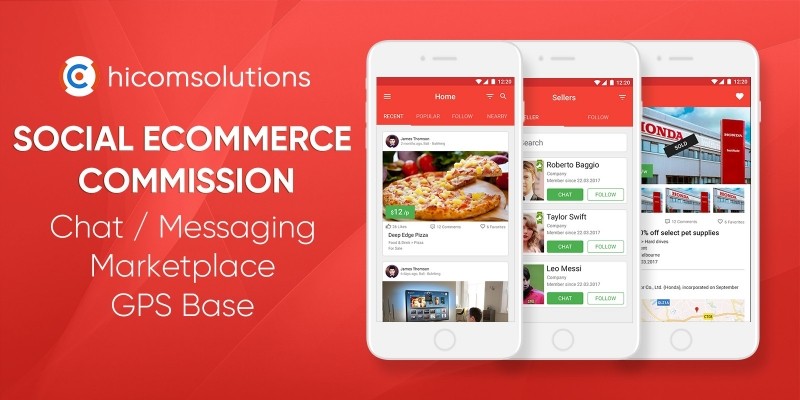 Social eCommerce Marketplace Commission - iOS