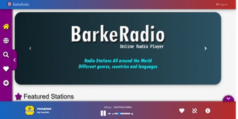 BarkeRadio Online Radio Streaming Portal Script