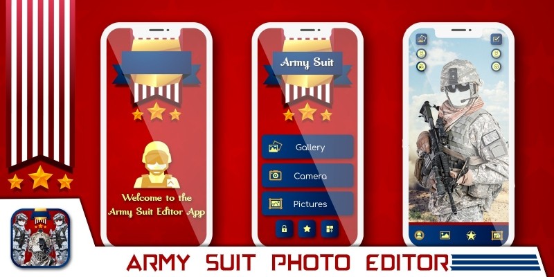 Army Suit Photo Editor - Android Source Code