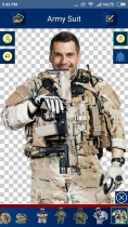 Army Suit Photo Editor - Android Source Code Screenshot 7
