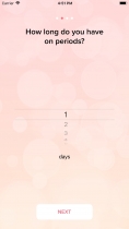 Ovulation Calendar - iOS Source Code Screenshot 2