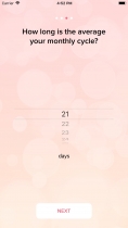 Ovulation Calendar - iOS Source Code Screenshot 3