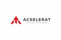 Acselerat A Letter Logo Screenshot 2