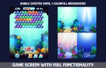 Aqua Bubble Shooter Unity Game Template Screenshot 2