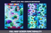 Aqua Bubble Shooter Unity Game Template Screenshot 3