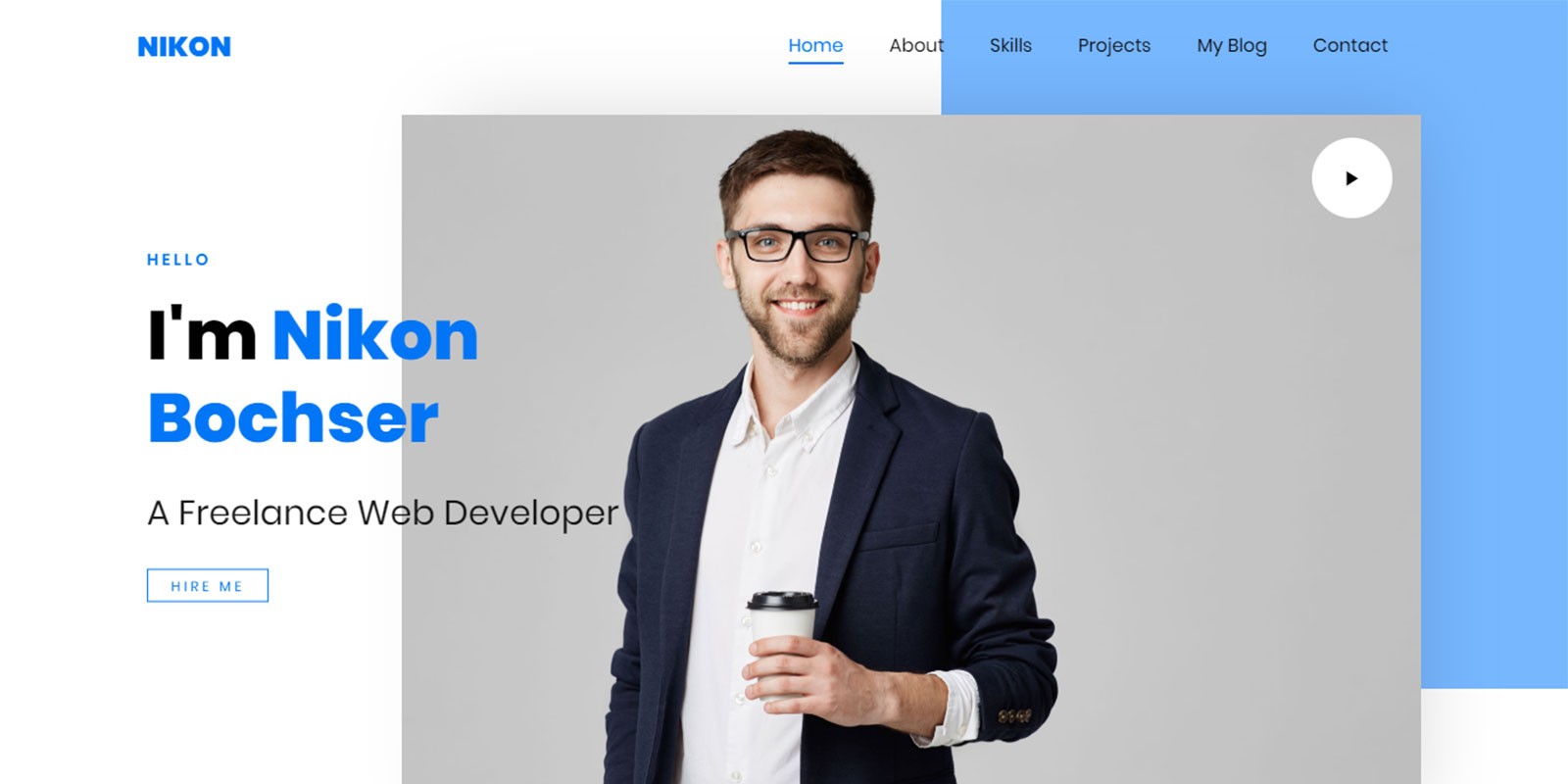 Nikon - Personal Portfolio HTML5 Template